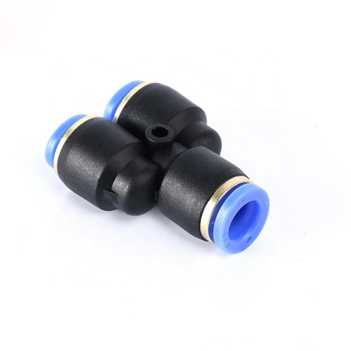 ข้อต่อลมแบบเพิ่ม 3 ทางตัววาย SNS SPN Series [Connector Fitting] 1